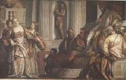 VERONESE (Paolo Caliari) Esther before Ahasuerus (mk05) oil